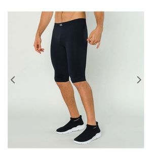 Lot of 2 Zensah Ultra Compression Men’s Recovery Bike Shorts XS